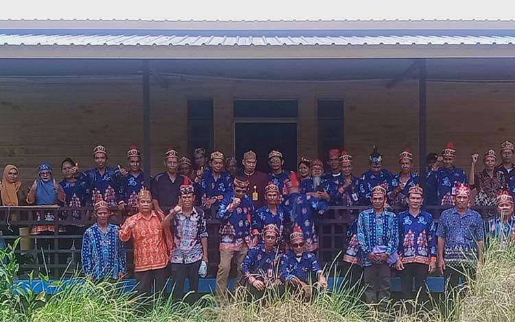 Damang Kecamatan Bataguh dan Mantir Lakukan Konsolidasi, Ini Tujuannya