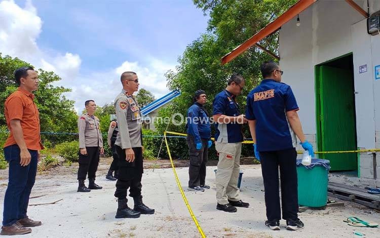 Tim Inafis Polda Kalteng Bantu Ungkap Kasus Pembunuhan Ibu dan Anak di Desa Sungai Bakau