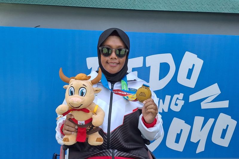 Siti Hanna Komala Raih Emas di Peparnas XVII Solo 2024