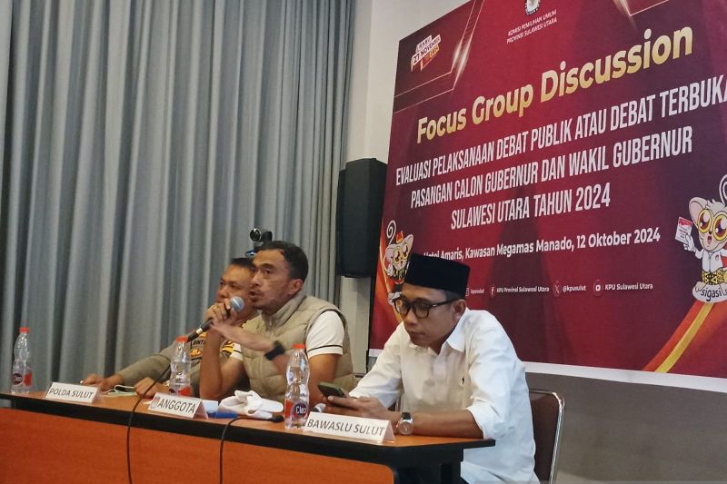 KPU Sulut Evaluasi Debat Publik Pertama di Kotamobagu untuk Perbaikan