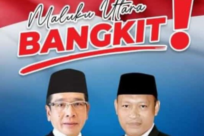 Pasangan Calon Gubernur Maluku Utara, nomor urut 4 Benny Laos Sarbin Sehe, Minggu (13/10/2024). ANTARA/Abdul Fatah (Abdul Fatah)