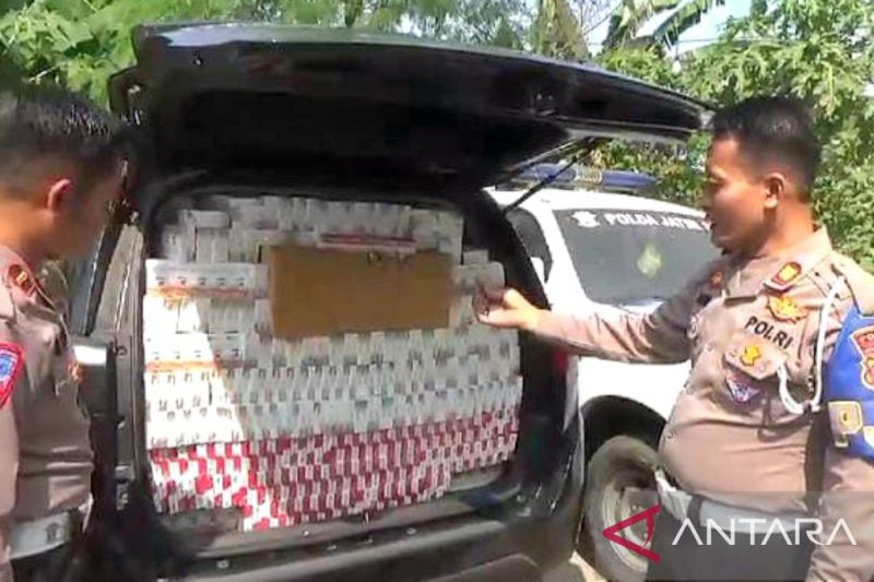 Dokumen temuan peredaran rokok ilegal oleh aparat Polres Bangkalan. (ANTARA/ HO-Polres Bangkalan)