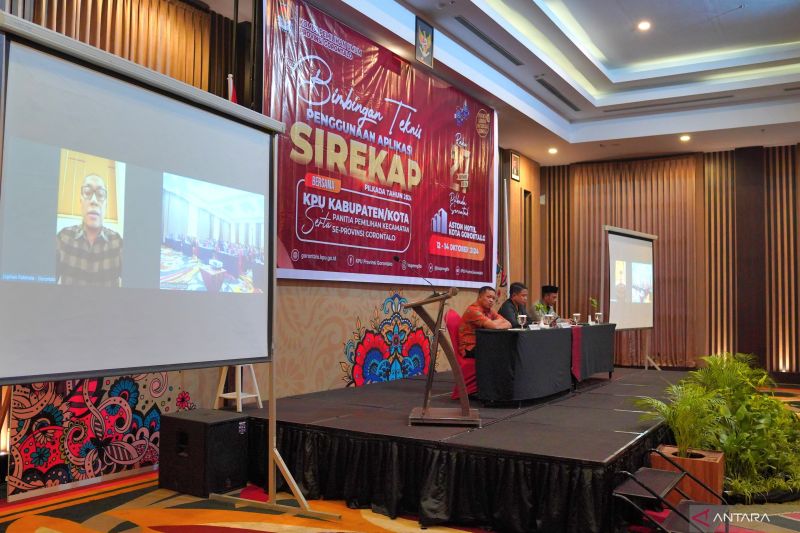 Bimtek Penggunaan Aplikasi Sirekap untuk PPK di Gorontalo