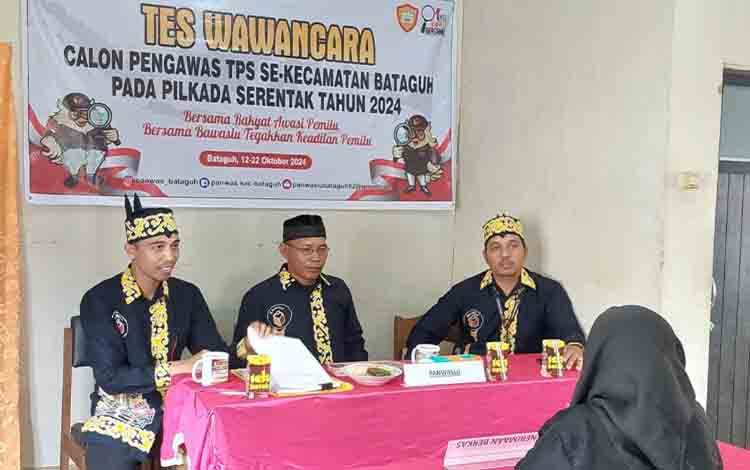Panwascam Bataguh Laksanakan Perekrutan Pengawas TPS untuk Pilkada 2024