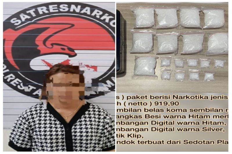 Ibu Rumah Tangga di Banjarmasin Ditangkap atas Kasus Narkoba
