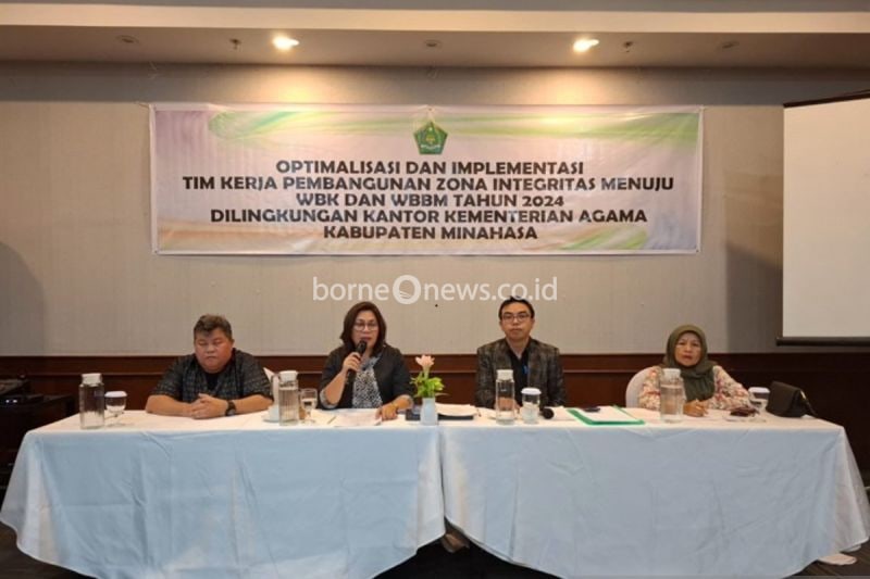 Kemenag Minahasa Berkomitmen Ciptakan Wilayah Bebas Korupsi