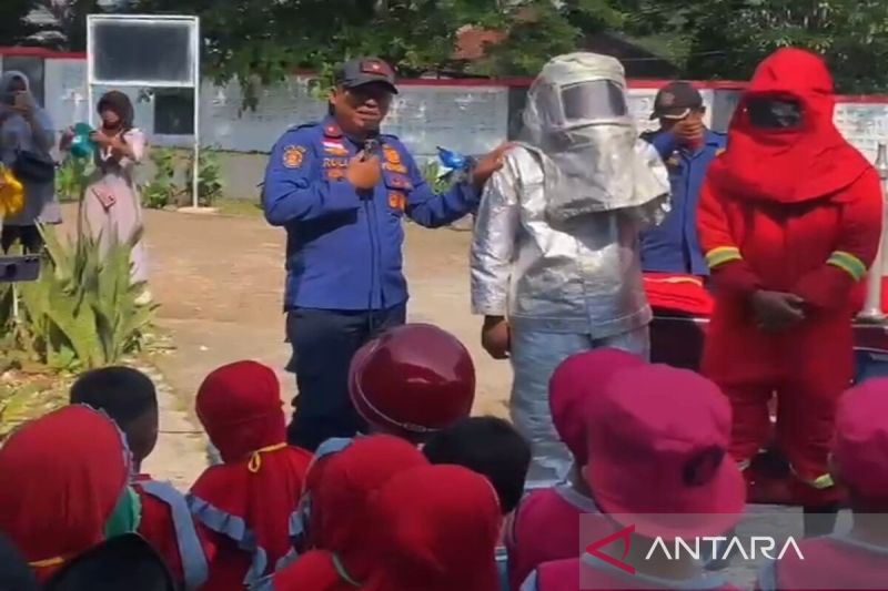 Pelatihan Mitigasi Kebakaran Diberikan kepada 95 Anak PAUD di Lampung Selatan
