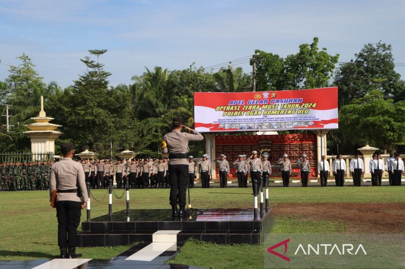 Polres OKU Terapkan Tilang Manual dan Elektronik di Operasi Zebra Musi 2024