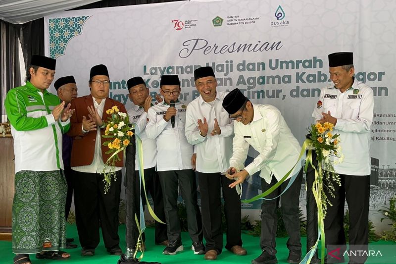 Kemenag Bogor Resmikan Tiga Zona Layanan Haji dan Umroh