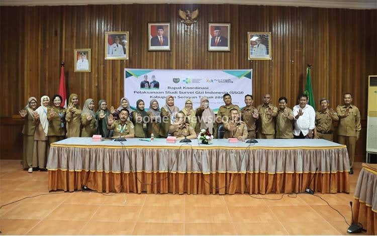 Pj Sekda Seruyan Pimpin Rakor Persiapan Survei Status Gizi Indonesia