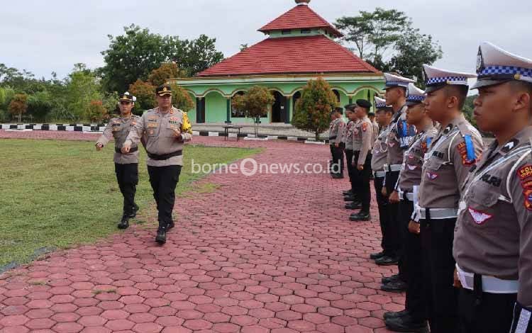Polres Gunung Mas Kerahkan Puluhan Personel pada PelaksanaanOps Zebra Telabang