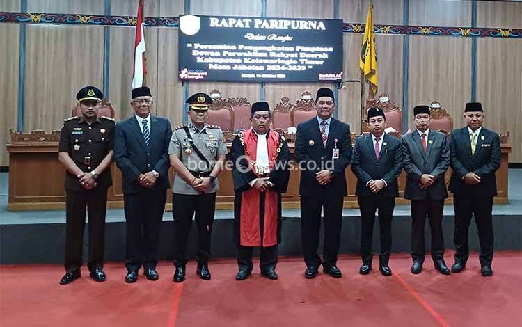 Pimpinan DPRD Kotim Dilantik, Ini Pesan Pjs Bupati