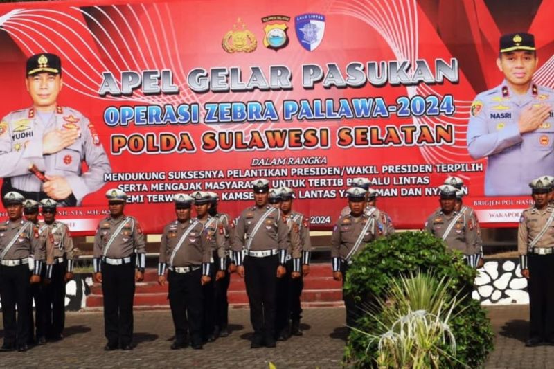 Polda Sulsel Laksanakan Operasi Zebra Pallawa 2024 Selama 14 Hari