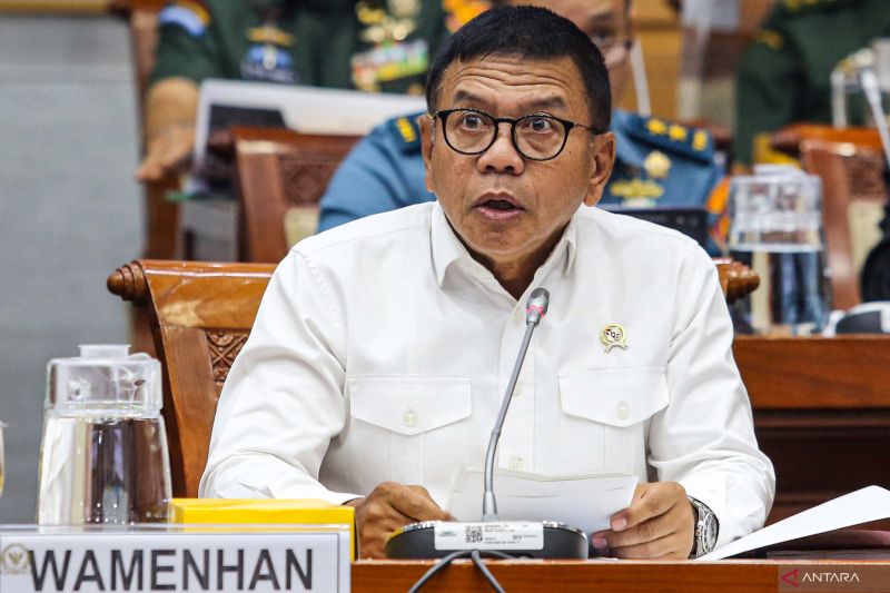 Dokumentasi - Wamenhan Muhammad Herindra menyampaikan paparan pada rapat kerja dengan Komisi I DPR di kompleks parlemen, Senayan, Jakarta, Selasa (3/9/2024). ANTARA FOTO/Asprilla Dwi Adha/Spt.