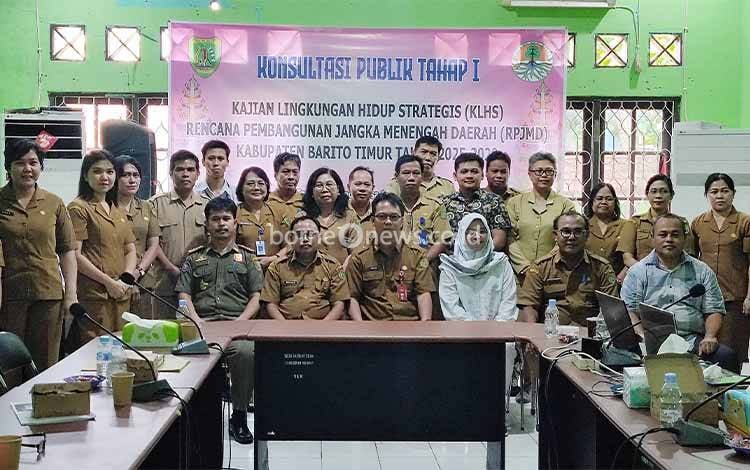 DLH Bartim Gelar Konsultasi Publik Penyusunan Kajian Lingkungan Hidup Strategis RPJMD