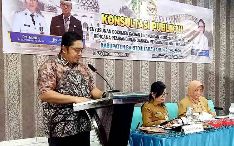 Ketua Tim LPPM ULM Banjarmasin Sampaikan Draf Laporan Akhir KLHS RPJMD