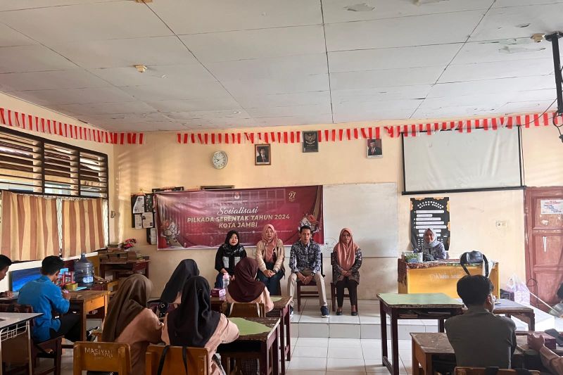 KPU Jambi Edukasi Pemilih Pemula untuk Pilkada 2024