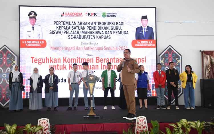 Pertemuan Akbar Anti Korupsi di Kapuas Peringati Hakordia 2024