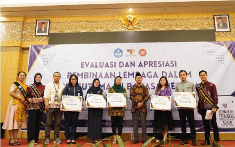 Pengutamaan Bahasa Negara di Kalteng: Lima Lembaga Swasta Terbaik Terpilih