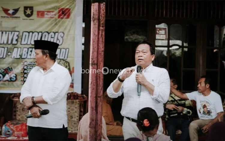 Paslon Erlin Hardi-Alberkat Kampanye Dialogis di Kecamatan Mantangai