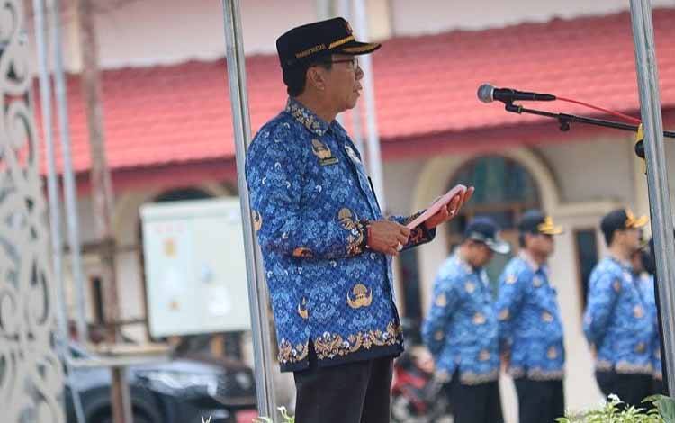 Pimpin Apel Hari Kesadaran Nasional, ini Pesan Sekda Barito Timur