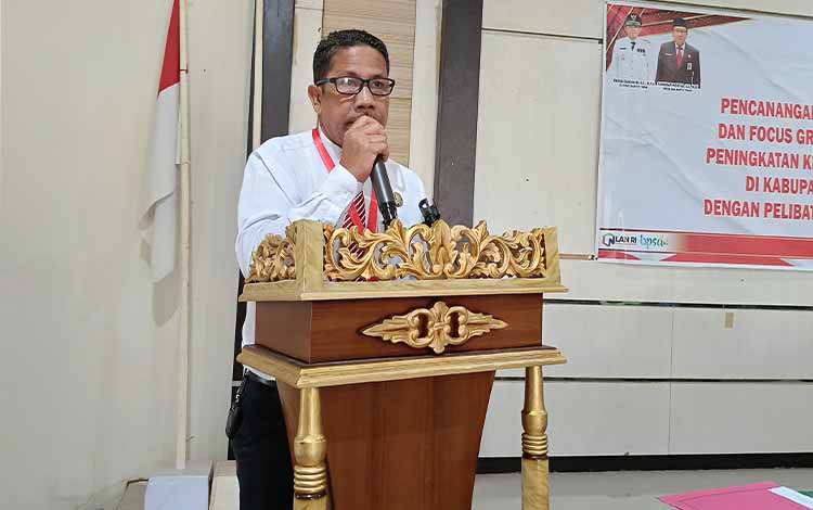 Kalaksa BPBD Damkar Bartim Jelaskan Tujuan FGD Peningkatan Kesiapsiagaan Bencana