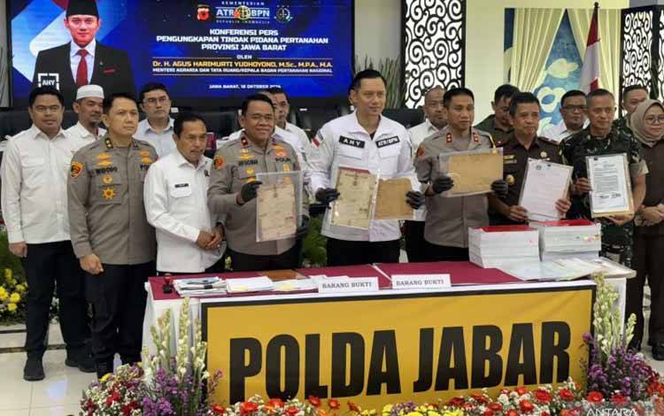Menteri AHY Ungkap 2 Kasus Mafia Tanah Senilai Rp3,6 Triliun