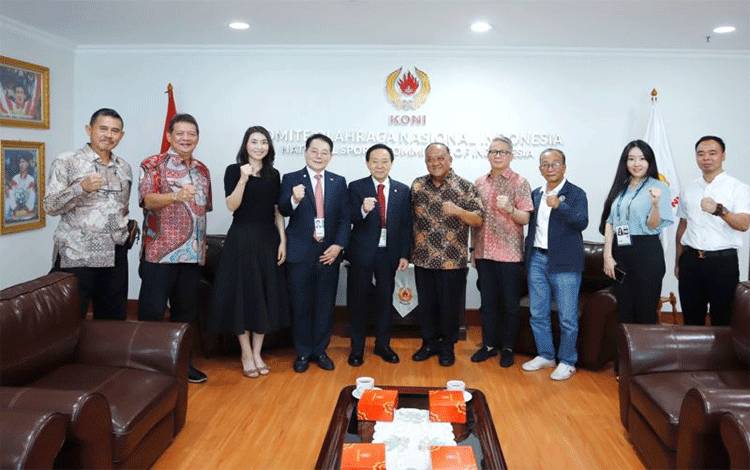 KONI Pusat Perkuat Kerja Sama dengan Organisasi Taekwondo Korea