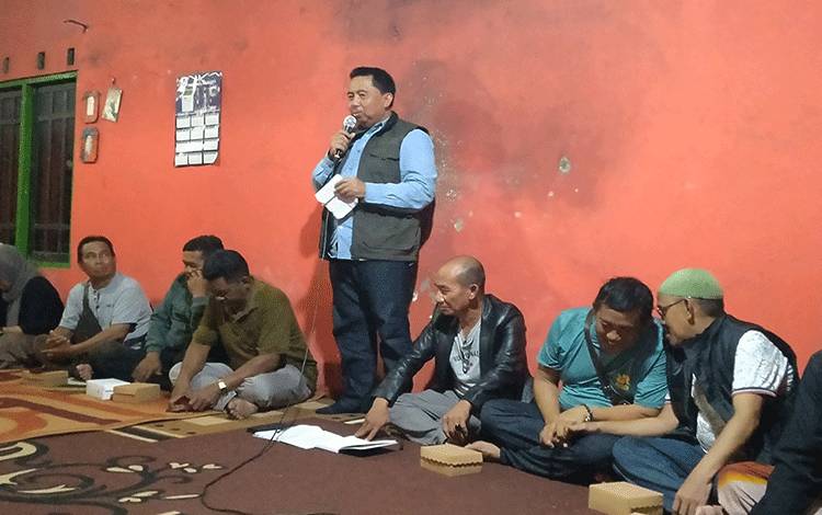 Kaspinor Ajak Masyarakat Desa Natai Sedawak Jaga Kelestarian Lingkungan