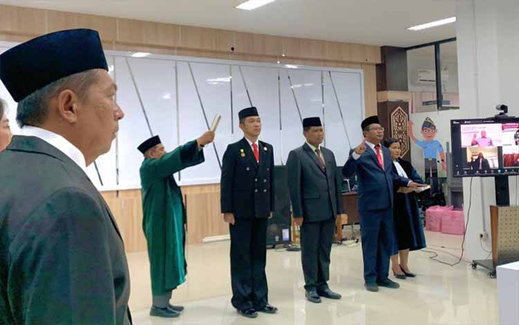 Kepala Lapas Kelas IIB Sampit Dilantik sebagai Anggota PAW MPDN Kotim