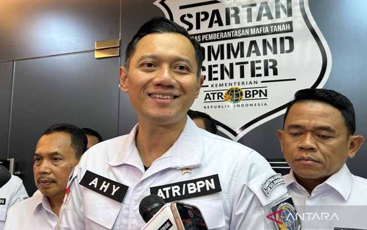 Menteri AHY Sebut Semangat Berantas Mafia Tanah Hingga Akhir Jabatan