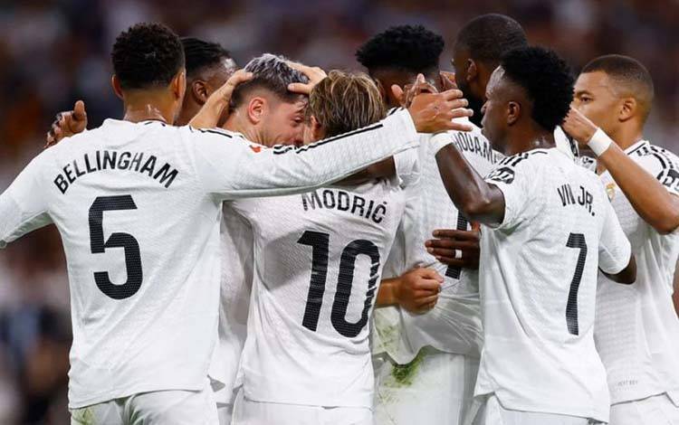 Gol Mbappe dan Vinicius Jr Menangkan Real Madrid atas Celta Vigo