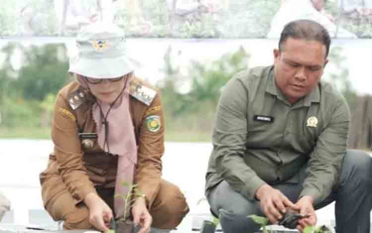Khemal Nasery Apresiasi Penanaman Padi Gogo dan Cabai di Rakumpit