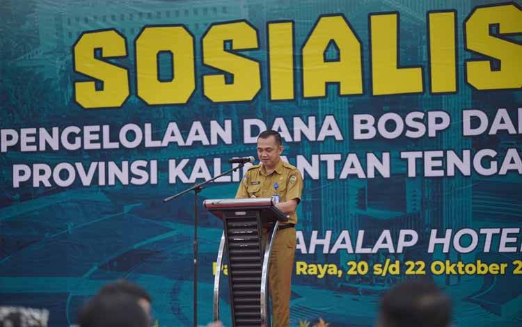 Safrudin: Webinar Langkah Kolaborasi Wujudkan Efisiensi Pengelolaan Dana BOSP dan BOSDA