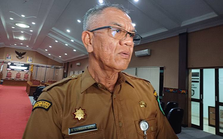 Pj Sekretaris Daerah Kotawaringin Timur Sanggul Lumban Gaol, Senin, 21 Oktober 2024. (FOTO: DEWIP)