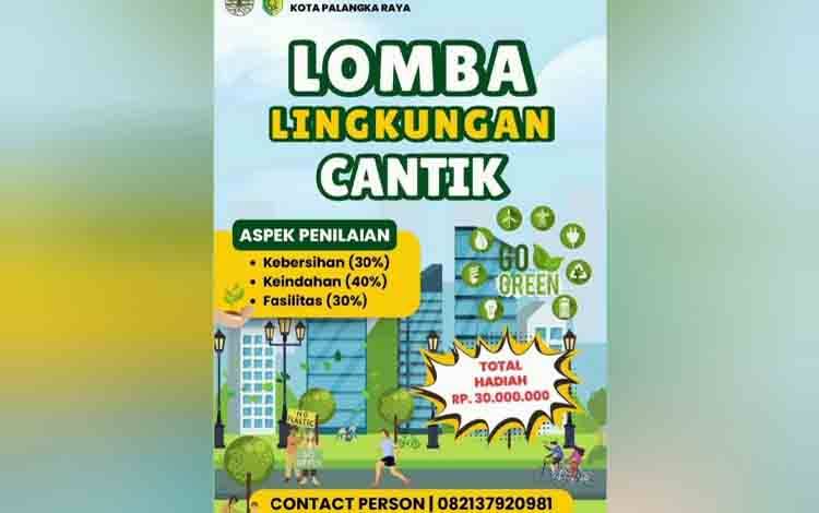 Dinas Lingkungan Hidup Palangka Raya Gelar Lomba Lingkungan Cantik 2024