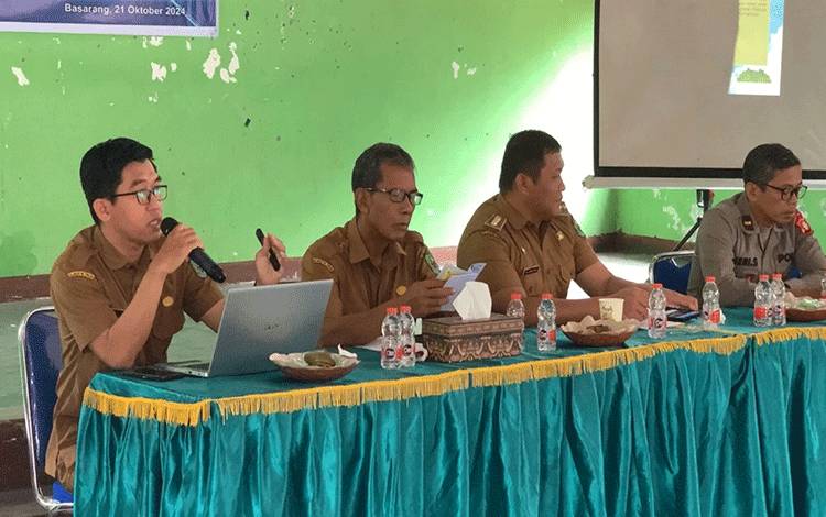 Sosialisasi Busa Pegas di Basarang, Narasumber Bahas Peran dan Tugas Satlinmas