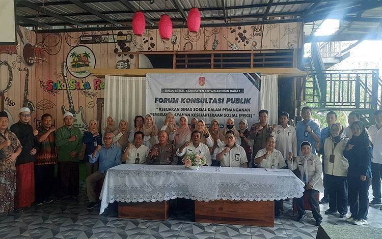 Tingkatkan Pelayanan, Dinsos Kobar Gelar FKP Penanganan Kesejahteraan Sosial