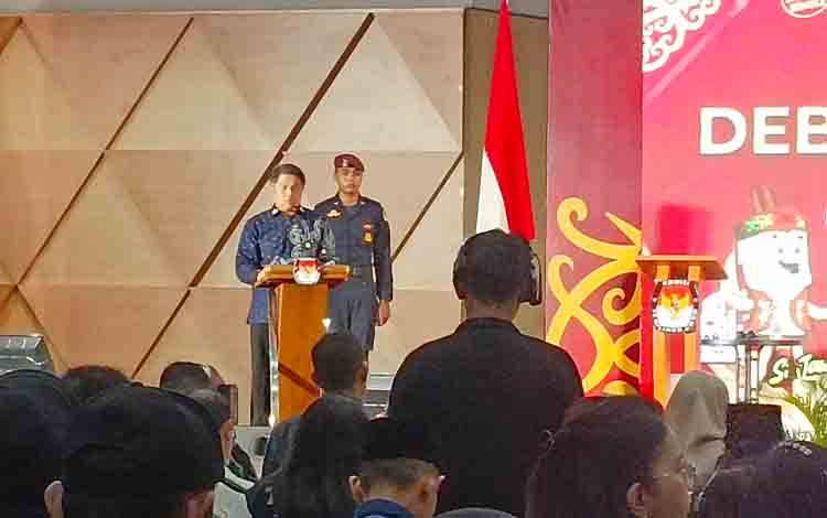 Debat Pertama Paslon Bupati dan Wakil Bupati Pulang Pisau Digelar KPU