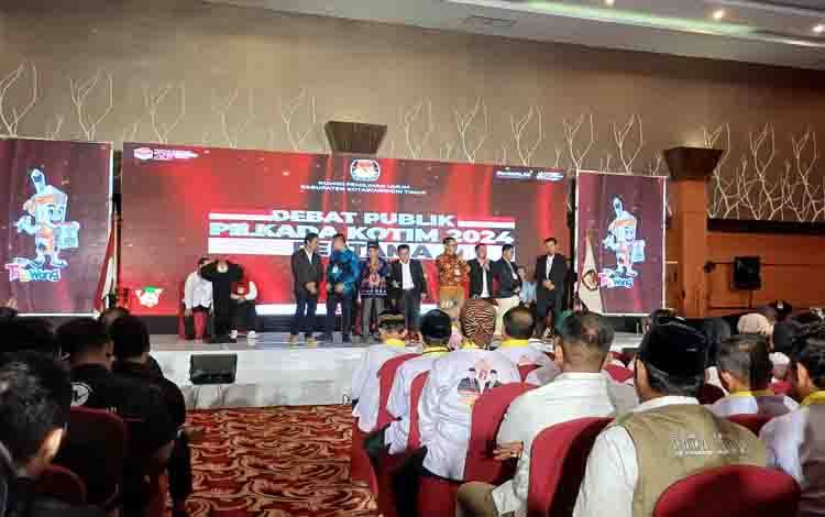 Debat Paslon Pilkada Kotim Sempat Jeda pada Segmen 5, Ini Penjelasan KPU Kotim