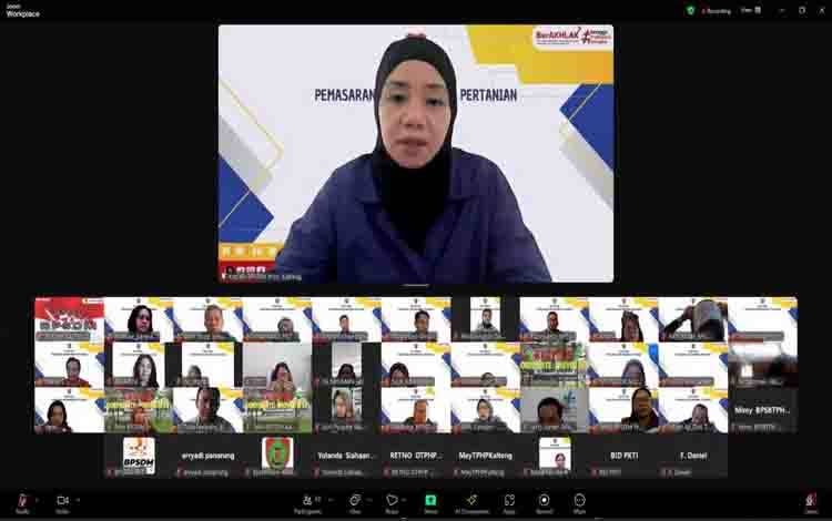 BPSDM Kalteng Adakan Pelatihan Pemasaran dan Branding Pertanian