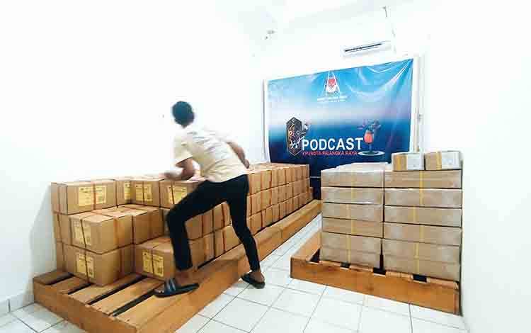 Surat Suara Pilkada Kalteng 2024 Tiba di Palangka Raya