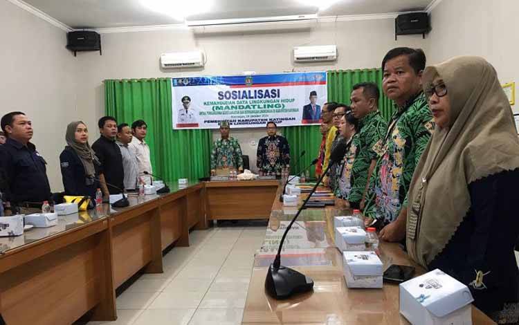 Pemkab Katingan Perkuat Pengelolaan Data Lingkungan Hidup