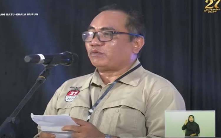 KPU Gumas: Debat Paslon Edukasi Politik Santun bagi Masyarakat