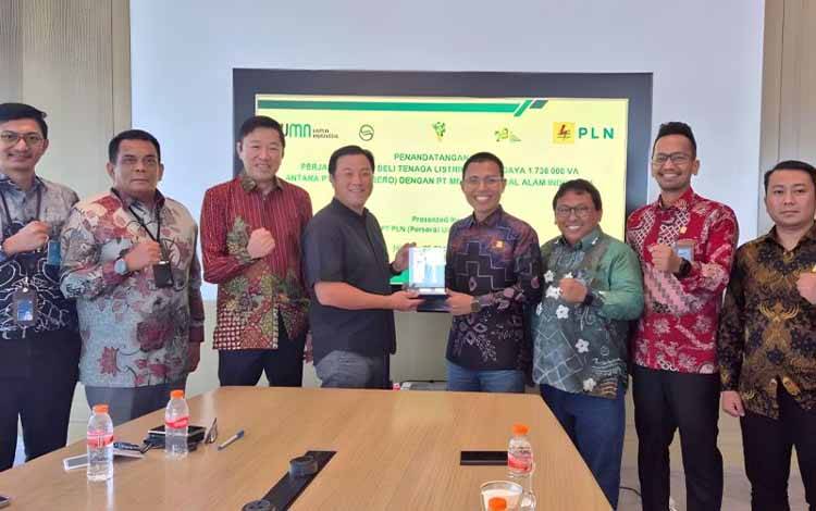 PLN Kalselteng-PT MMAI Kerja Sama Jual Beli Tenaga Listrik 1,73 MVA