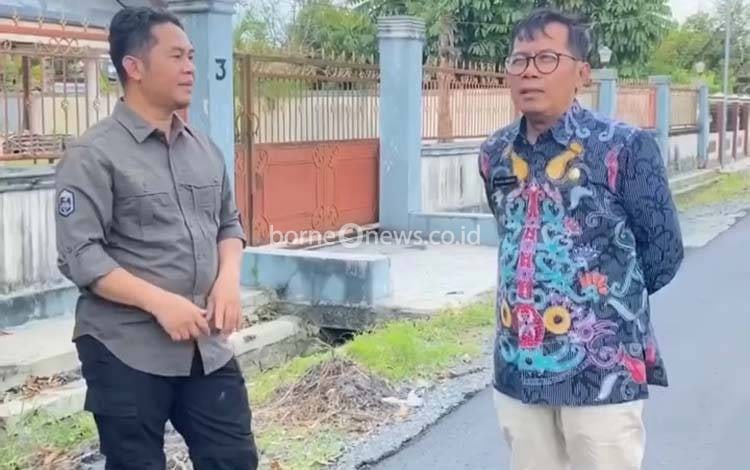Plt Kepala DPUPR Palangka Raya Pantau Rehabilitasi Jalan Samratulangi