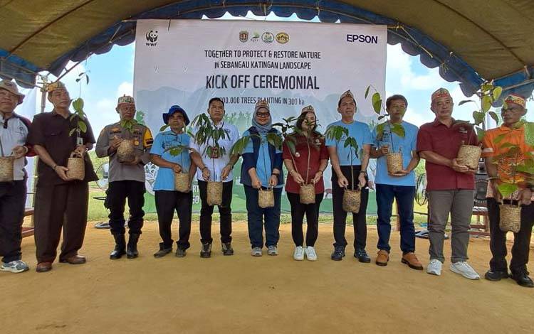 WWF Indonesia dan Epson Tanam Pohon di Hutan Katingan Seluas 300 Hektare