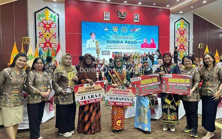 Kabupaten Kapuas Raih Sejumlah Juara Diapresiasi Bunda PAUD Tingkat Provinsi
