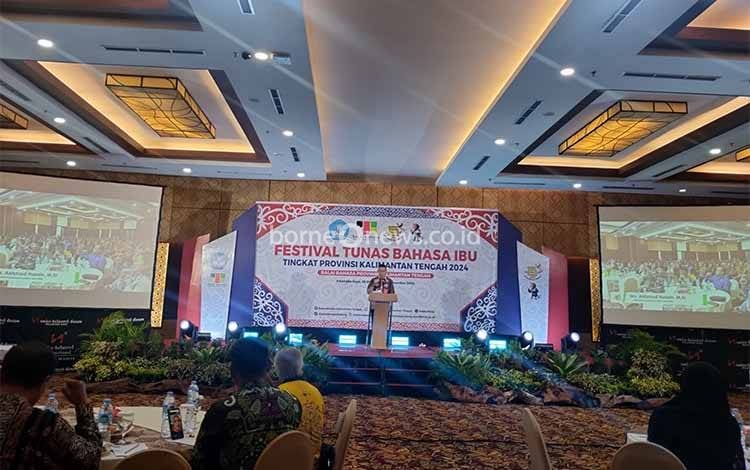 Festival Tunas Bahasa Ibu Tingkat Provinsi Kalteng Resmi Dibuka