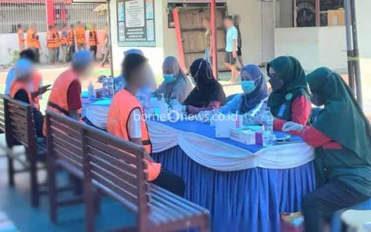 Warga Binaan Lapas Sampit Jalani Pemeriksaan Kesehatan